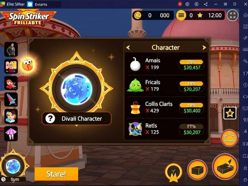 Elite Spin Striker Character Customization